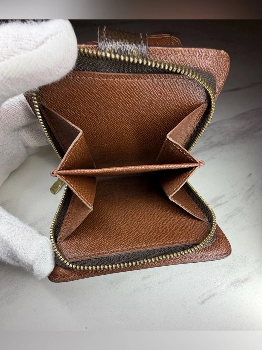 Louis Vuitton Monogram Brown Women's Wallet Bifold